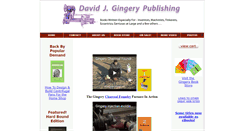 Desktop Screenshot of gingerybooks.com