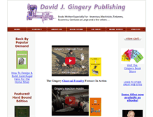 Tablet Screenshot of gingerybooks.com
